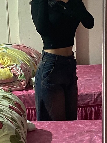 36 Beden lacivert Renk BAGGY JEAN