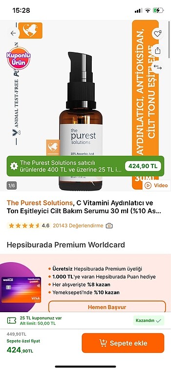 The purest solutions c vitamini