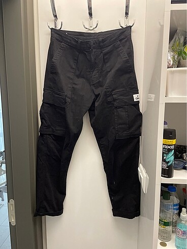s/m Beden Zara erkek oversize kargo pantalon