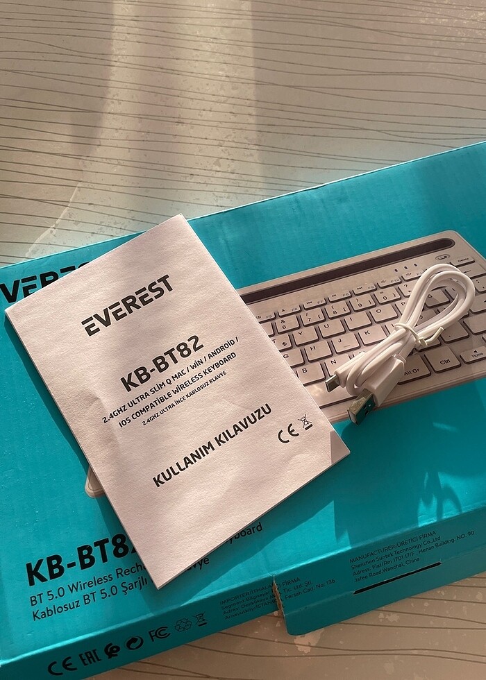 Bluetooth klavye - Görsel 5