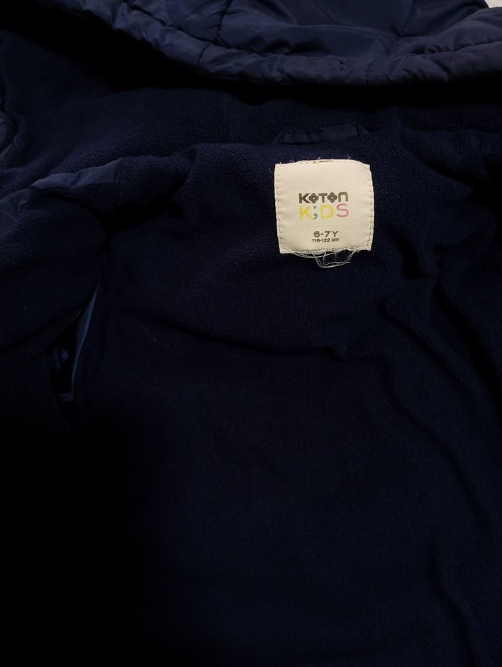 Erkek Çocuk Kapüşonlu Renkli Mont - Görsel 3