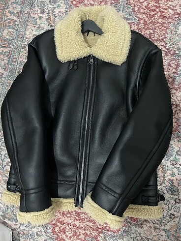 PULL&BEAR erkek kürklü deri ceket