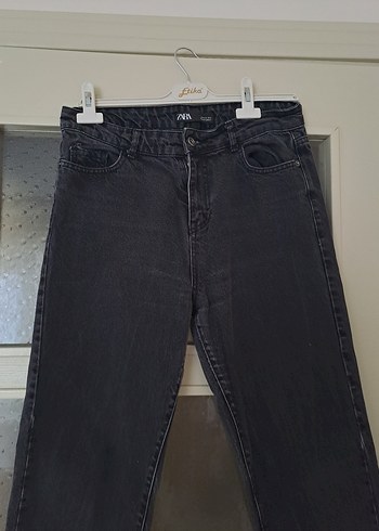 Gri Normal Boy Kadın Denim Pantolon - Görsel 2