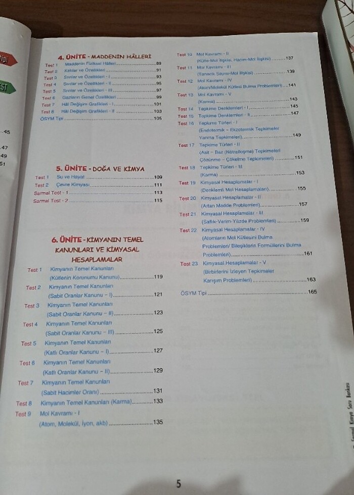 Sarmal yayınları kimya soru bankası - Görsel 2