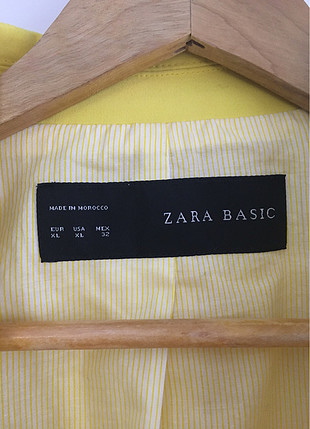 xl Beden Zara basic ceket 