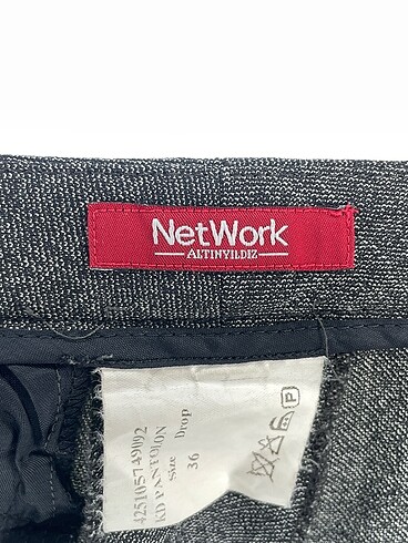 36 Beden çeşitli Renk Network Kumaş Pantolon %70 İndirimli.