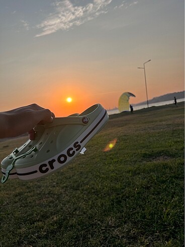 Orjinal ithal crocs SU YEŞİLİ