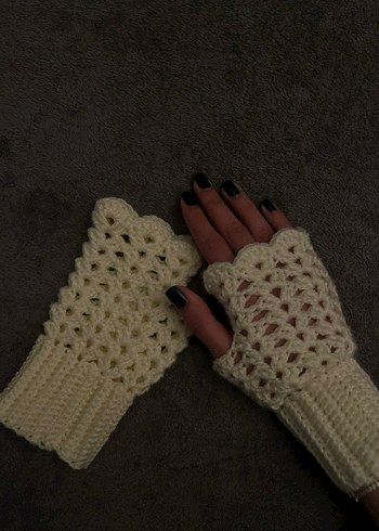 Parmaksız Örgü Eldiven - Görsel 2
