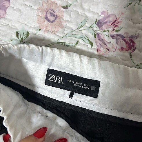 xs Beden siyah Renk Zara bel boxer detaylı pantolon