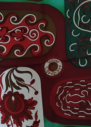 Beden bordo Renk Hermes tvill ipek eşarp
