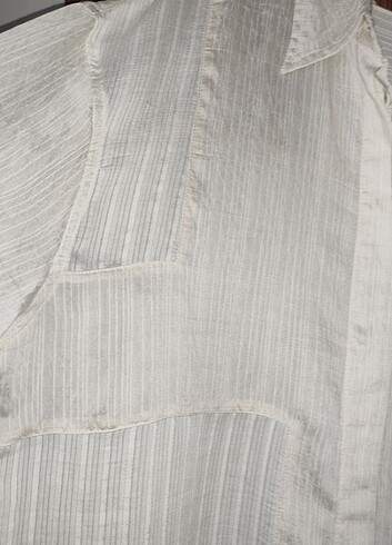 m Beden ten rengi Renk Zara oversize gömlek tunik