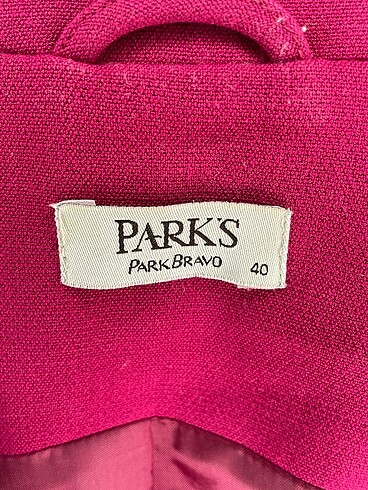 40 Beden bordo Renk Park Bravo Blazer %70 İndirimli.