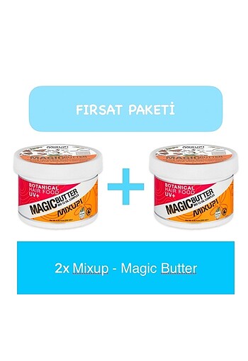 2 adet Mixup - Magic Butter 12 Yağ Etkili Onarıcı Ve Yapılandırı