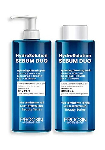 Procsin 2 adet PROCSIN Hydrosolution Yağlı Ve Akneye Meyilli Ciltler Içi