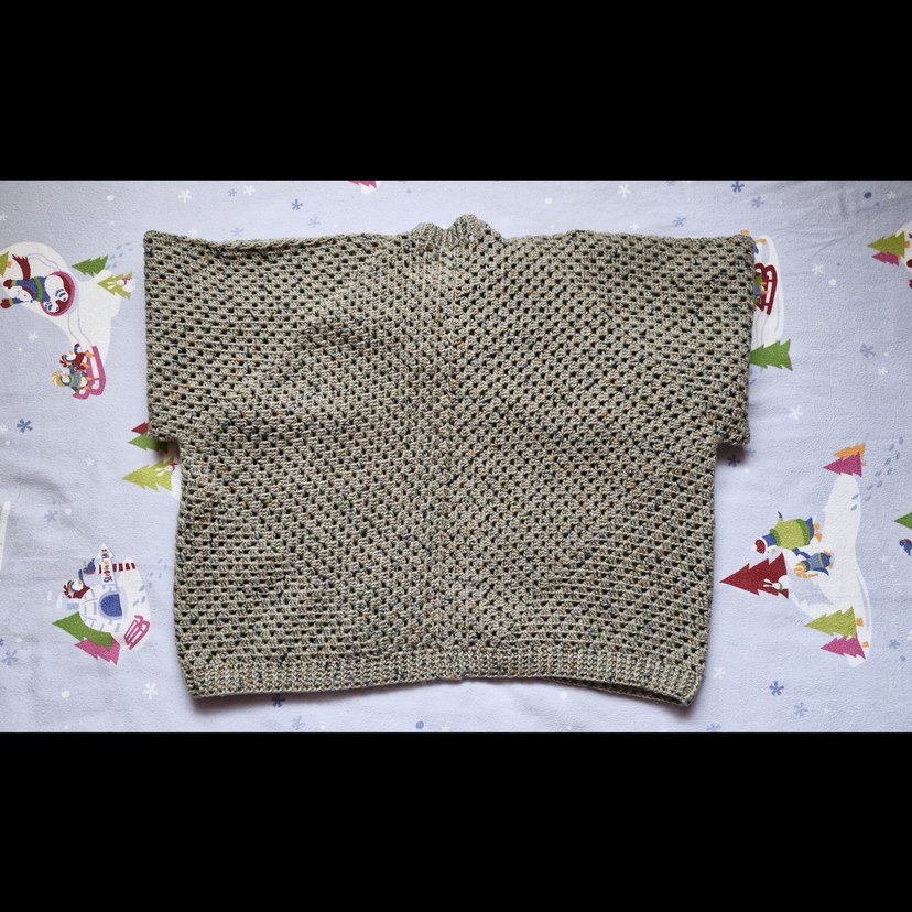 Bohem Örgü Kadın Hırka Bol Kesim - Görsel 3