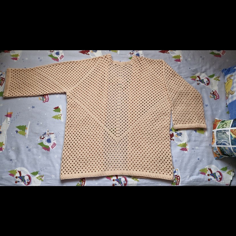 Bohem Örgü Kadın Hırka - Görsel 4