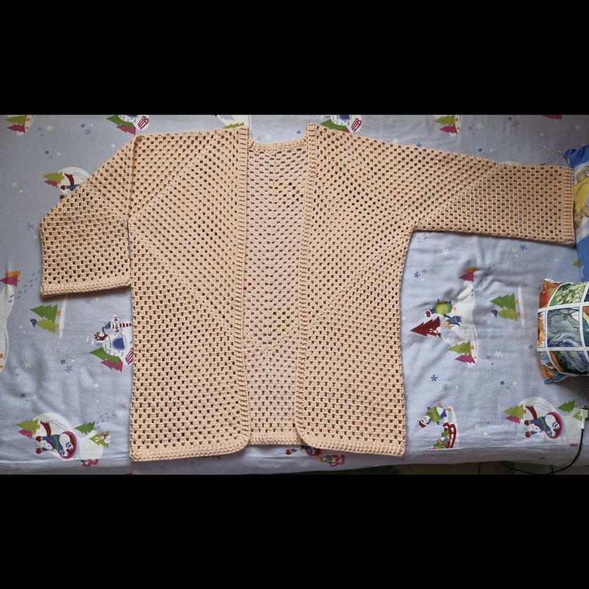 Bohem Örgü Kadın Hırka - Görsel 3