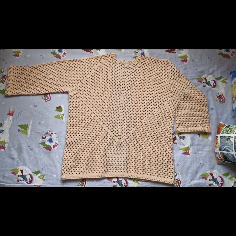 Bohem Örgü Kadın Hırka - Görsel 2