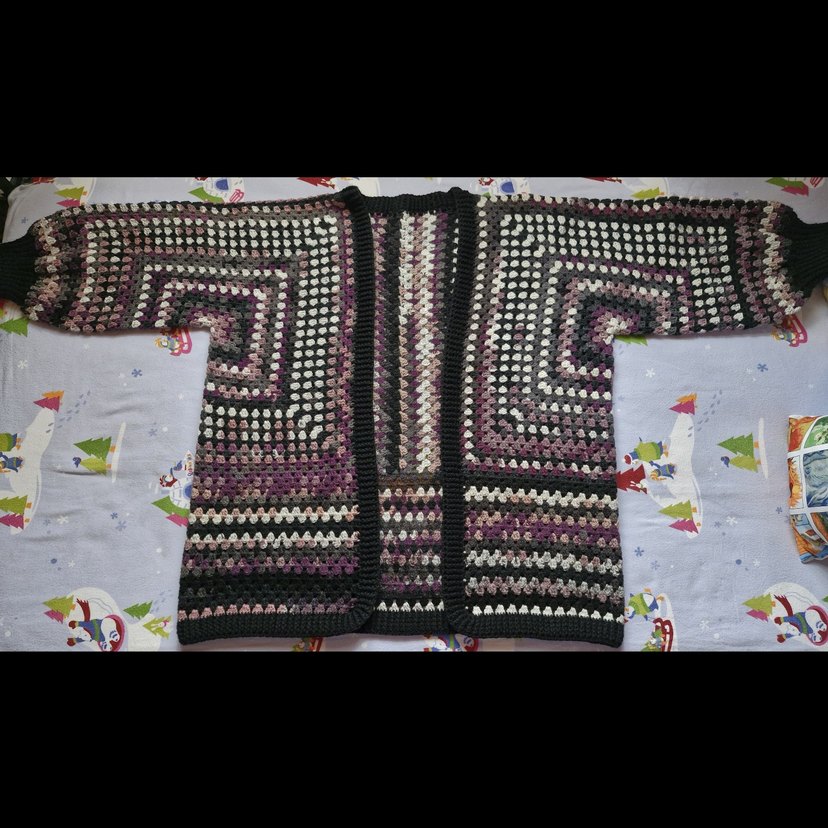 Uzun Bohem Kadın Triko Hırka - Görsel 2