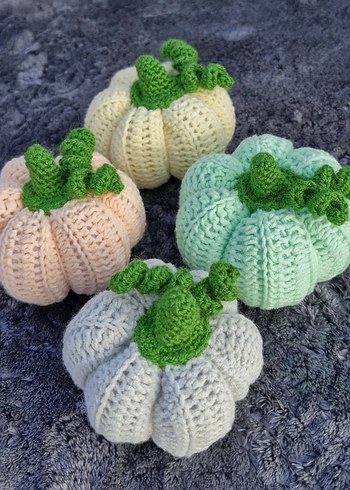 Yavruağzı Kabak Şeklinde Anahtarlık İğnelik - Görsel 7