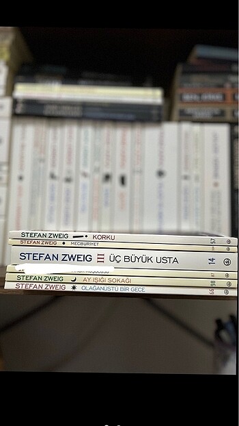STEFAN ZWEİG SET KORKU MECBURİYET ÜÇ BÜYÜK USTA AMOK KOŞUCUSU AY