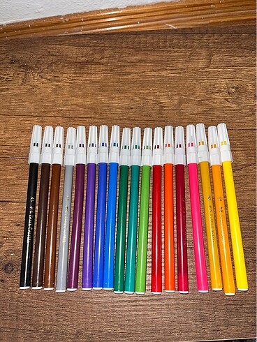 FABER CASTELL KEÇELİ KALEM 18 adet