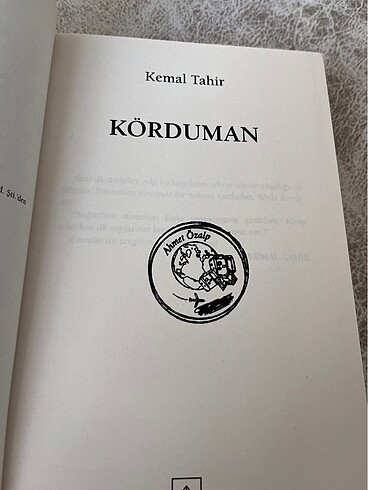 KEMAL TAHİR KÖRDUMAN İTHAKİ - Görsel 2