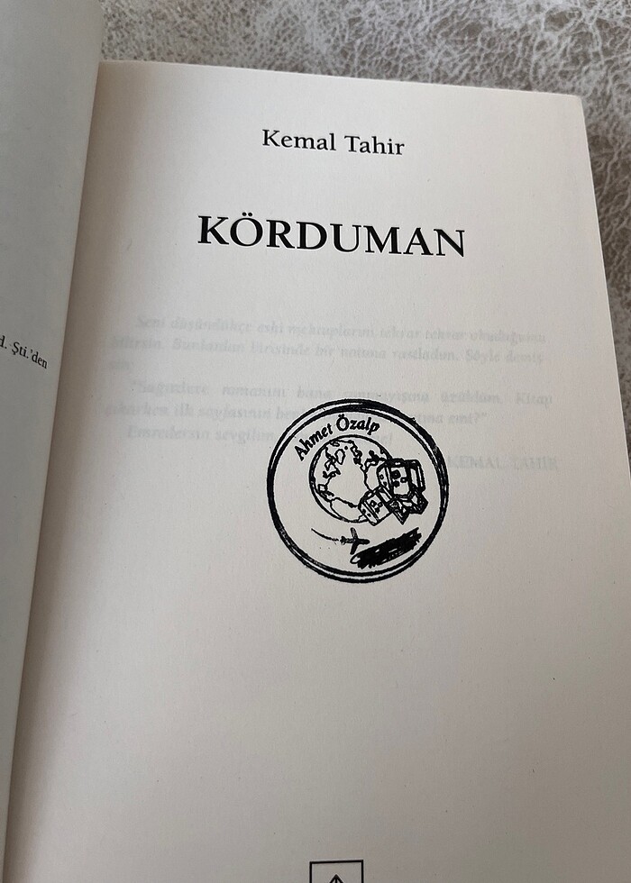 KEMAL TAHİR KÖRDUMAN İTHAKİ - Görsel 2