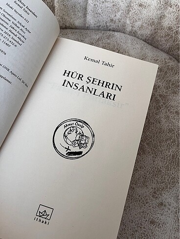 HÜR ŞEHRİN İNSANLARI KEMAL TAHİR İTHAKİ - Görsel 2
