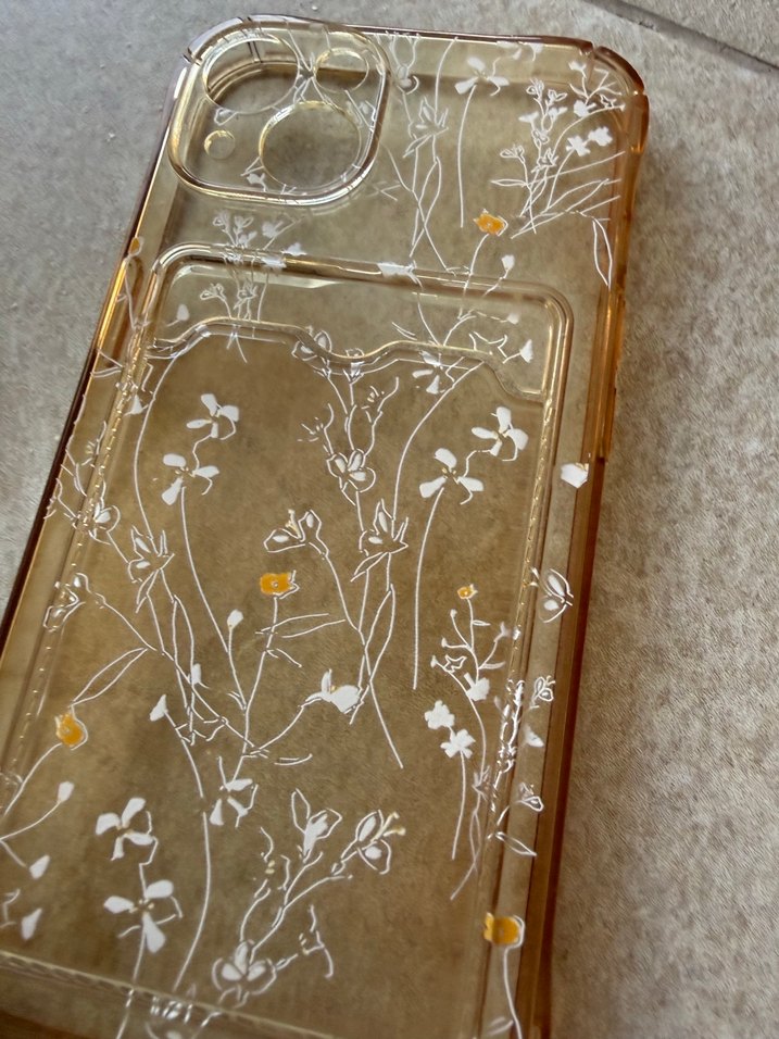 Şeffaf Bej Bohem Telefon Kılıfı - Görsel 2