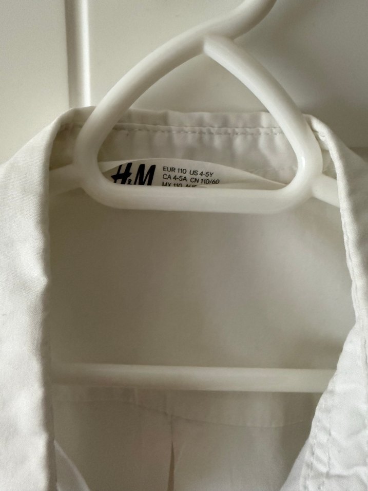 Kısa Kollu Erkek Çocuk Beyaz Gömlek - Görsel 2