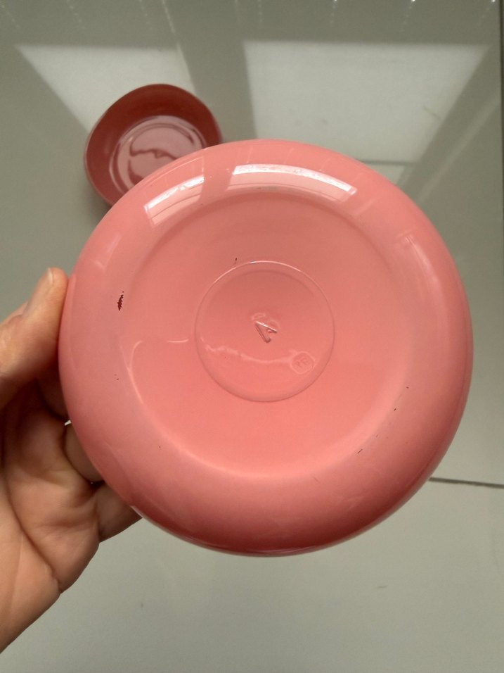 Pembe Renkli 4'lü Tabak Seti - Görsel 5