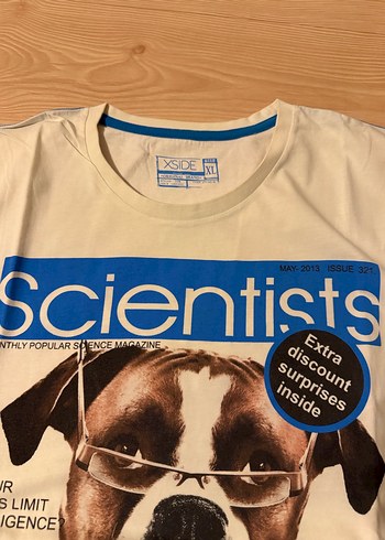 Baskılı Erkek Kısa Kollu Beyaz Tişört - Görsel 2