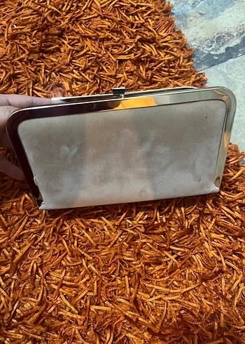 Bej Süet Kadın Portföy Çanta - Görsel 3