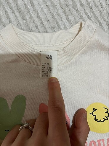 H&M KIZ BEBEK ALT ÜST TAKIM