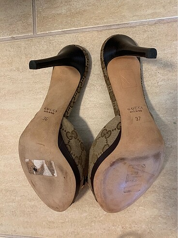 36 Beden camel Renk Guess abiye terlik