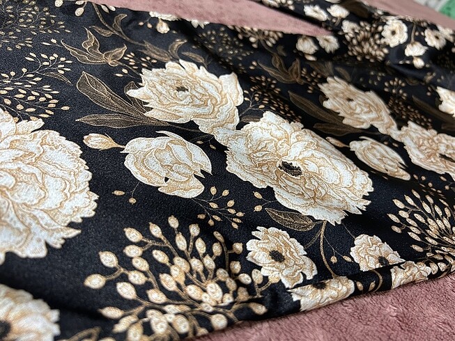 Saten gecelik,lohusa pijaması - Görsel 5