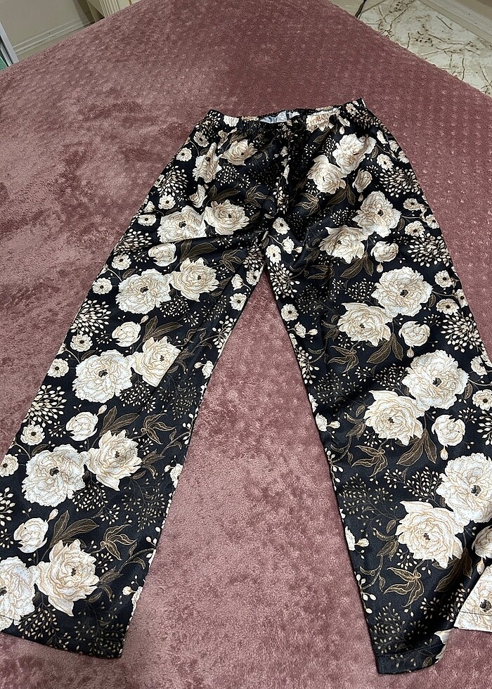 Saten gecelik,lohusa pijaması - Görsel 3