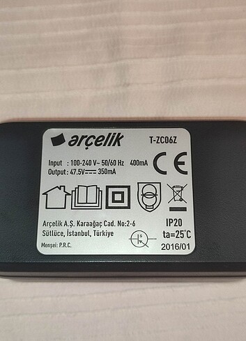 Beden ARÇELİK Şarjlı Süpürge Adaptörü