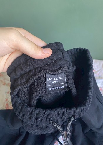 Siyah Kemerli Erkek Eşofman Altı - Görsel 2