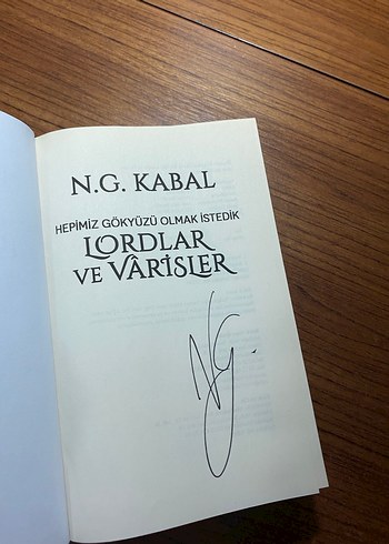 Iordlar ve Varisler - N.G. Kabal - Görsel 2