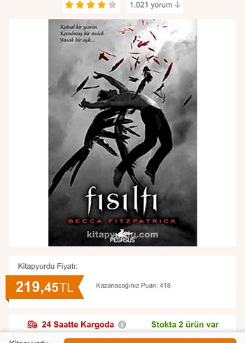Fısıltı - Becca Fitzpatrick - Görsel 5