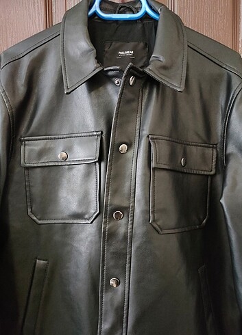 Pull&Bear Deri Trucker Ceket