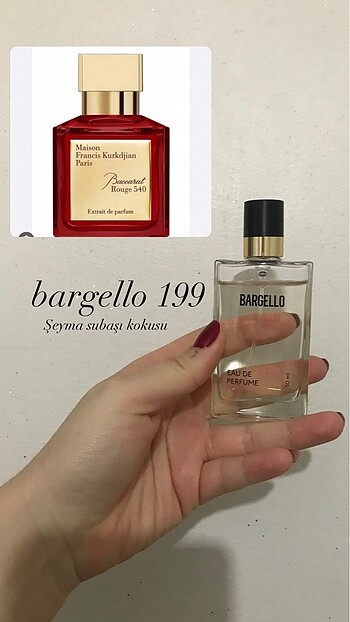Kadın parfüm bargello 199