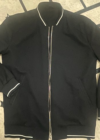 Erkek lavivert Fermuarlı Günlük Ceket - Görsel 4