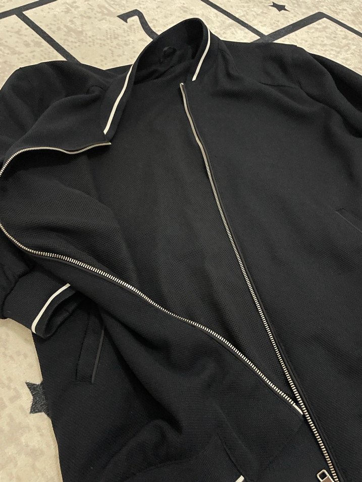 Erkek lavivert Fermuarlı Günlük Ceket - Görsel 5