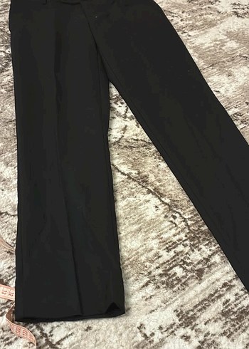 Süvari takım pantolonu siyah 46/6 drop slim fit - Görsel 3