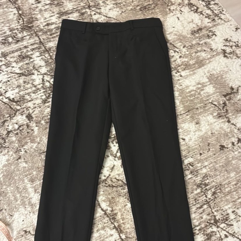 Süvari takım pantolonu siyah 46/6 drop slim fit - Görsel 2