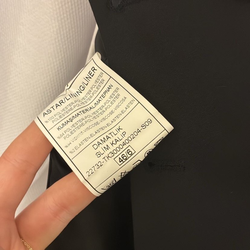 Klasik Siyah Erkek Takım Elbise Ceket DAMATLIK - Görsel 4