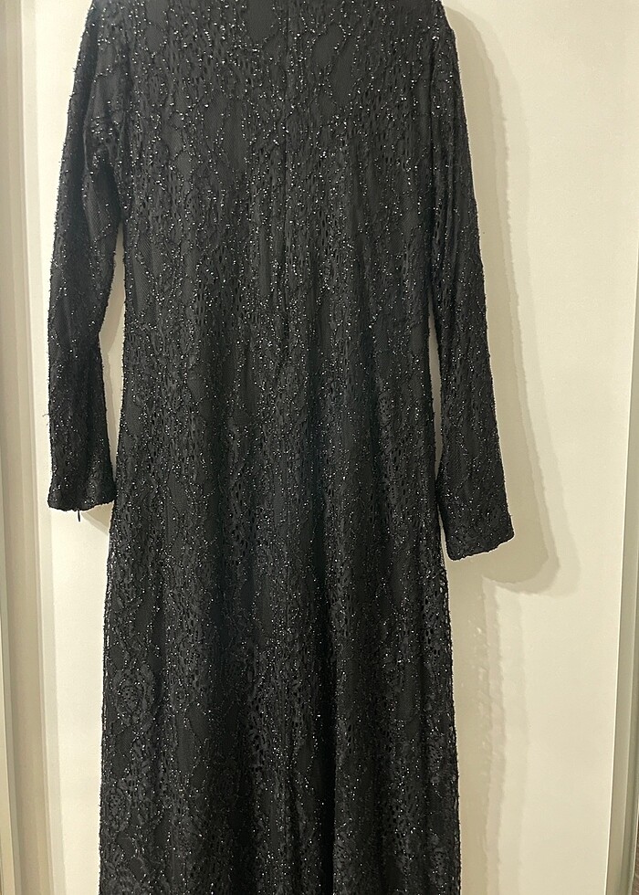 Işıltılı dantel elbise - Görsel 3